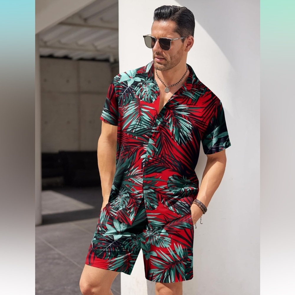 COOFANDY Men's Hawaiian/Flower Shirt | NEW!!!🌺‎